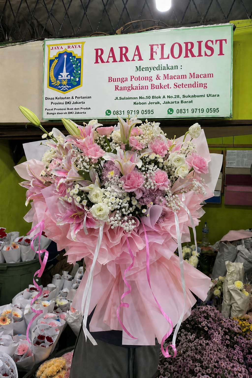 Toko Asli Rara Florist di Rawa Belong